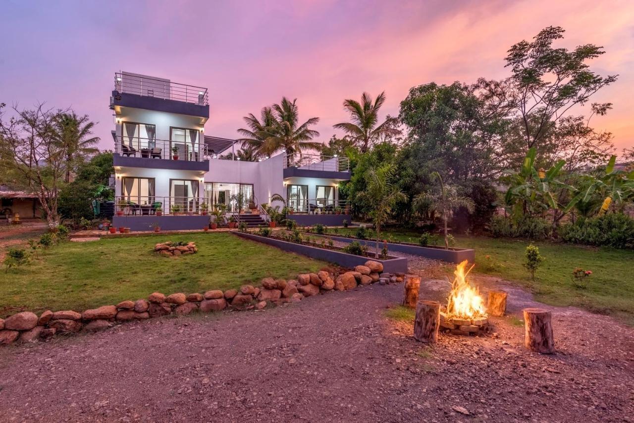 Saffronstays Lakeview Nivara - Farm Stay Villa With Private Pool Near Pune Exteriör bild