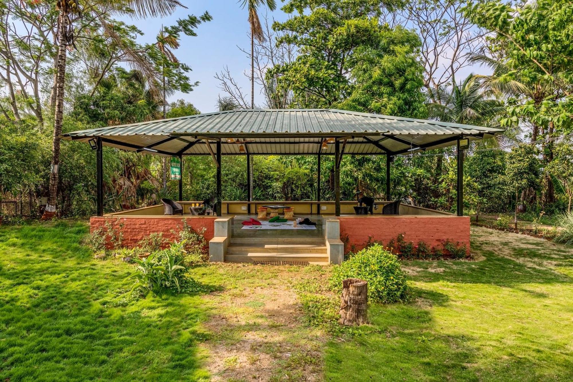 Saffronstays Lakeview Nivara - Farm Stay Villa With Private Pool Near Pune Exteriör bild